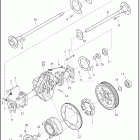 FLRT 1MCP FREEWHEELER (2022) AXLE ASSEMBLY, REAR