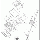 XL883N 4LE2 IRON 883 (2022) ROCKER ARM ASSEMBLY AND PUSHRODS