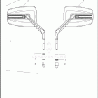 FLTRXRRSE 1TPV CVO ROAD GLIDE RR (2025) Зеркало