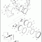 FLHTP 1FMP POLICE ELECTRA GLIDE (2023) NACELLE AND HEADLAMP - FLHP