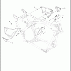 FLTRX 1KH7 ROAD GLIDE (2025) SIDE COVERS AND AIR DEFLECTORS